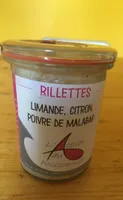 Rillettes limande, citeon, poivre de malabar