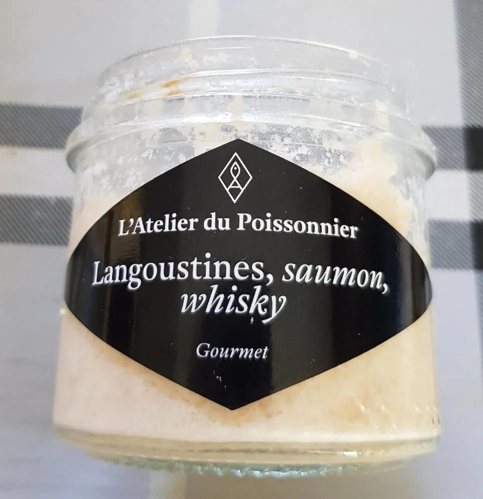 Langoustines, saumon, whisky