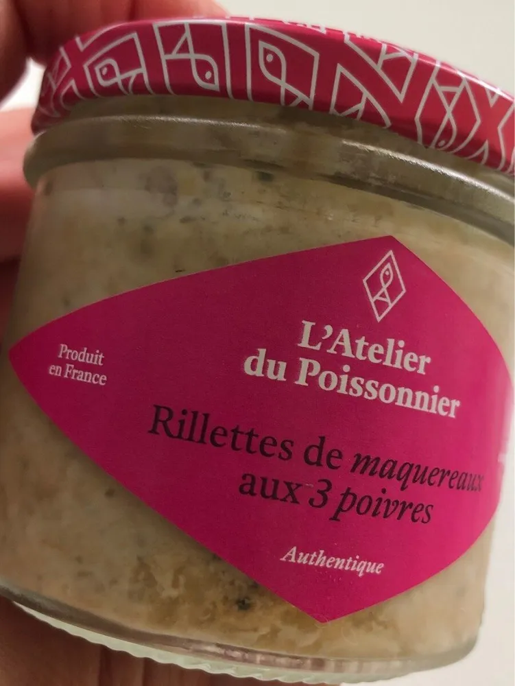 Rillettes de maquereaux aux 3 poivres