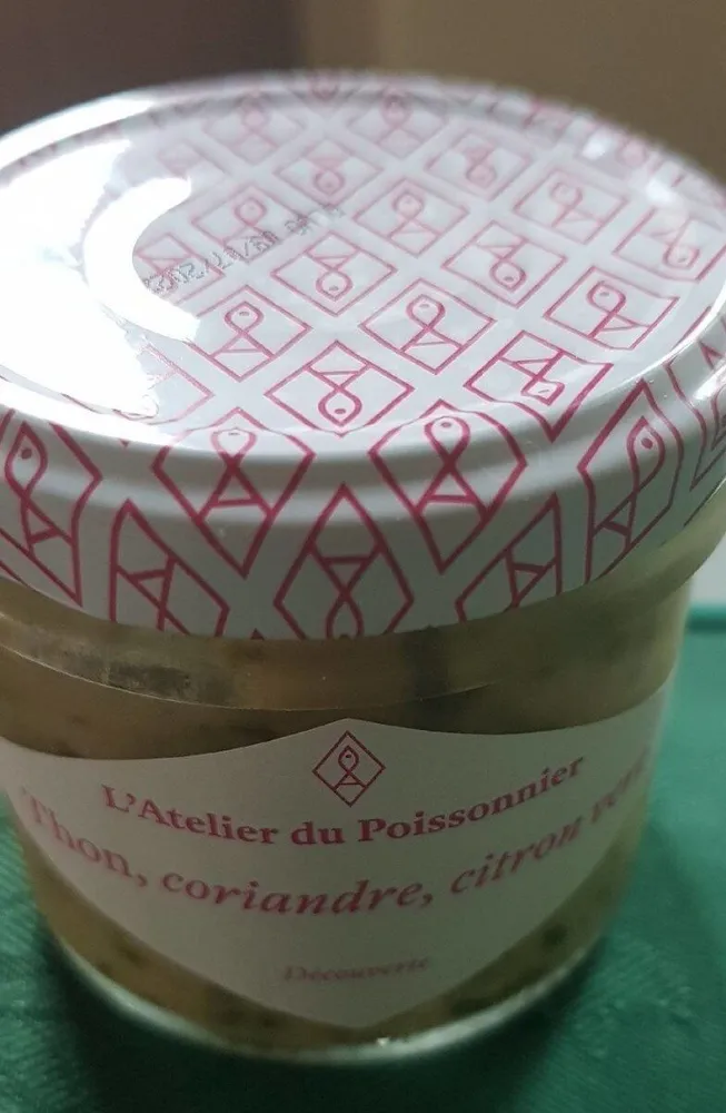 Thon, coriandre, citron vert