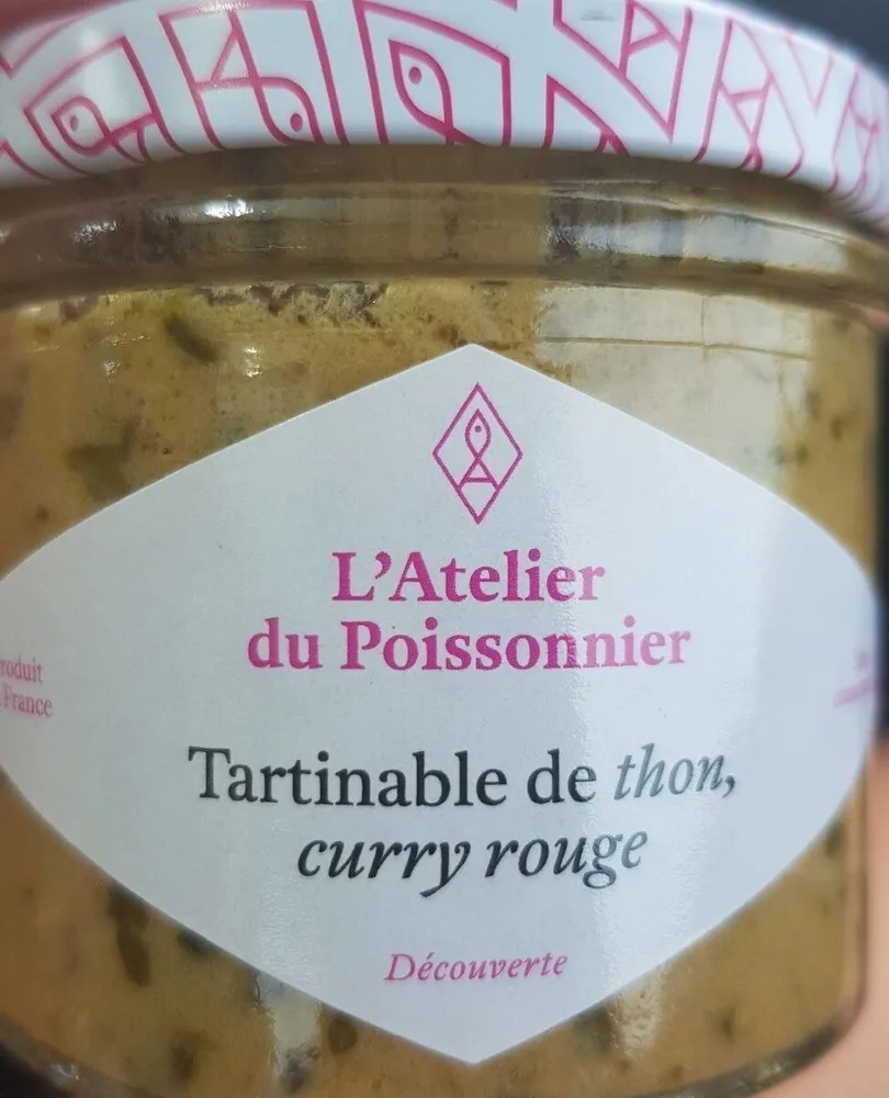 Tartinable de thon, curry rouge
