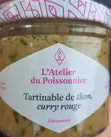 Tartinable de thon, curry rouge