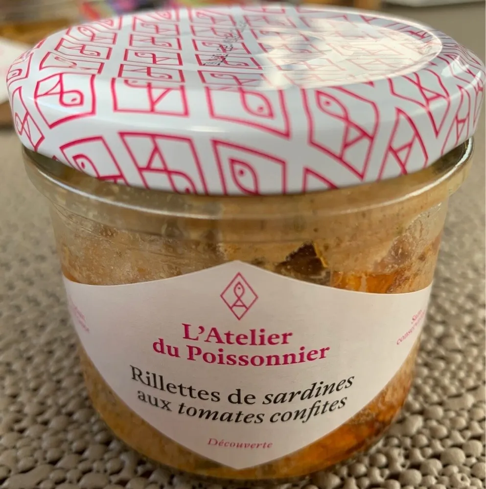 Rillettes de sardines aux tomates confites