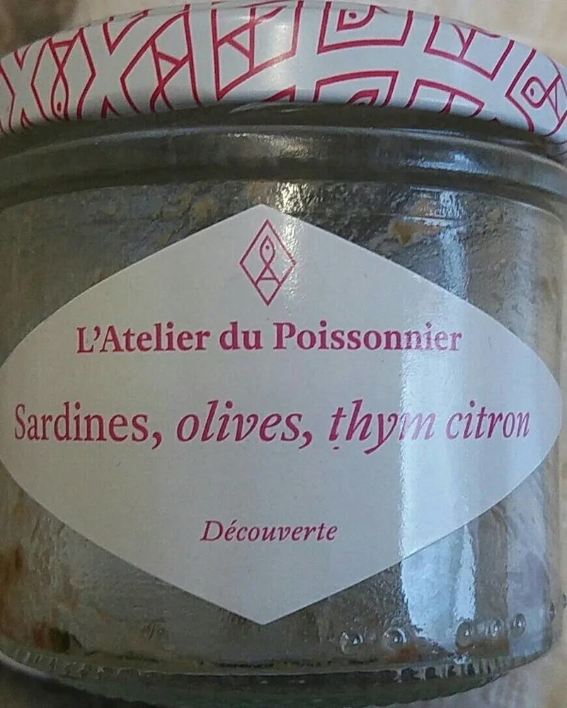 Sardines olives thym citron