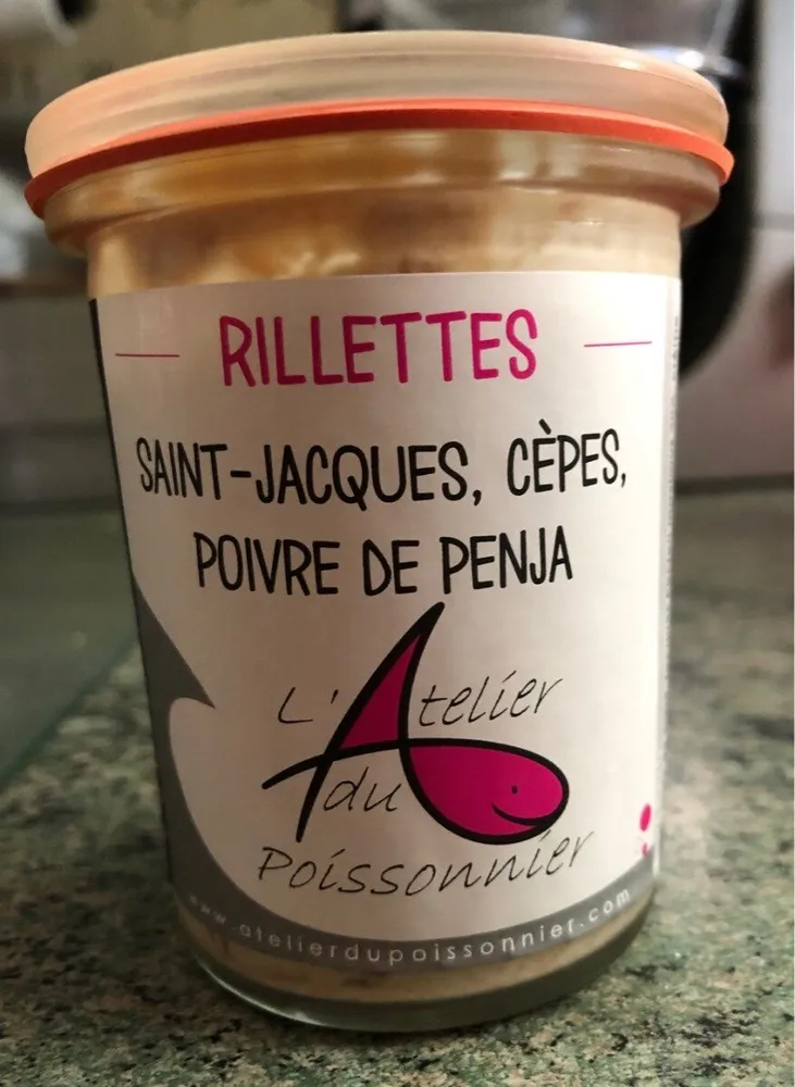 Rillettes Saint-Jacques, cèpes, poivre de Penja