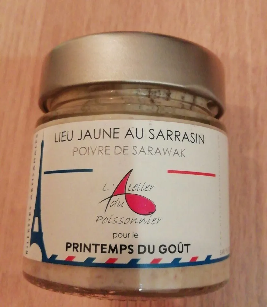 Lieu jaune au sarrasin. Poivre de Sarawak