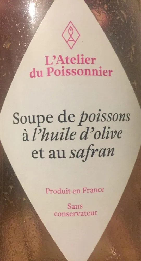 Soupe de poisson a l'huile d'olive et au safran