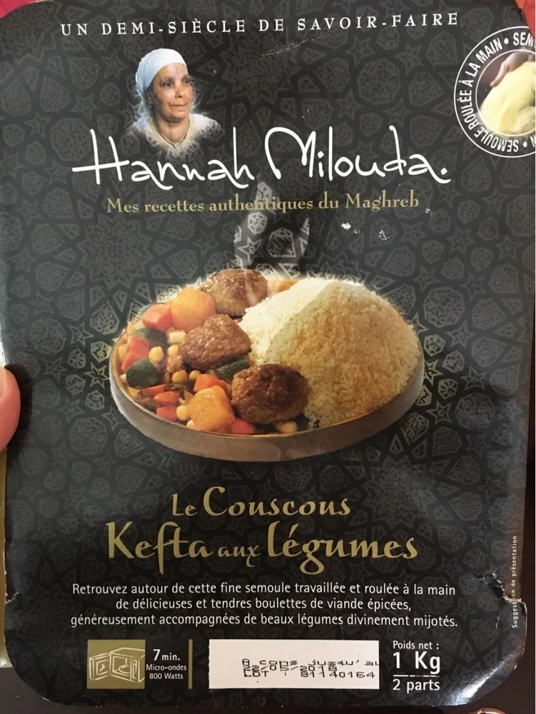 Couscous kefta aux légumes