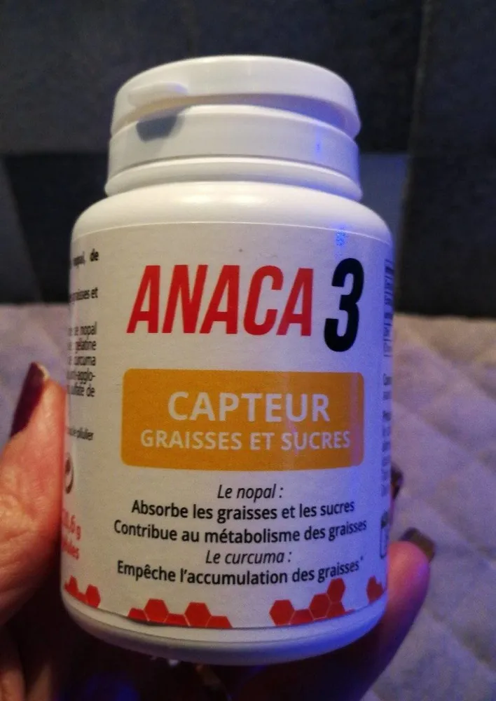 Anaca3 Capteur De Graisses Et Sucres - Pilulier De