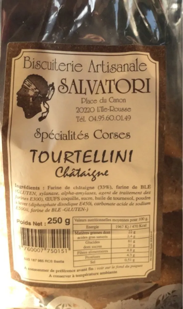 Tourtellini chataigne