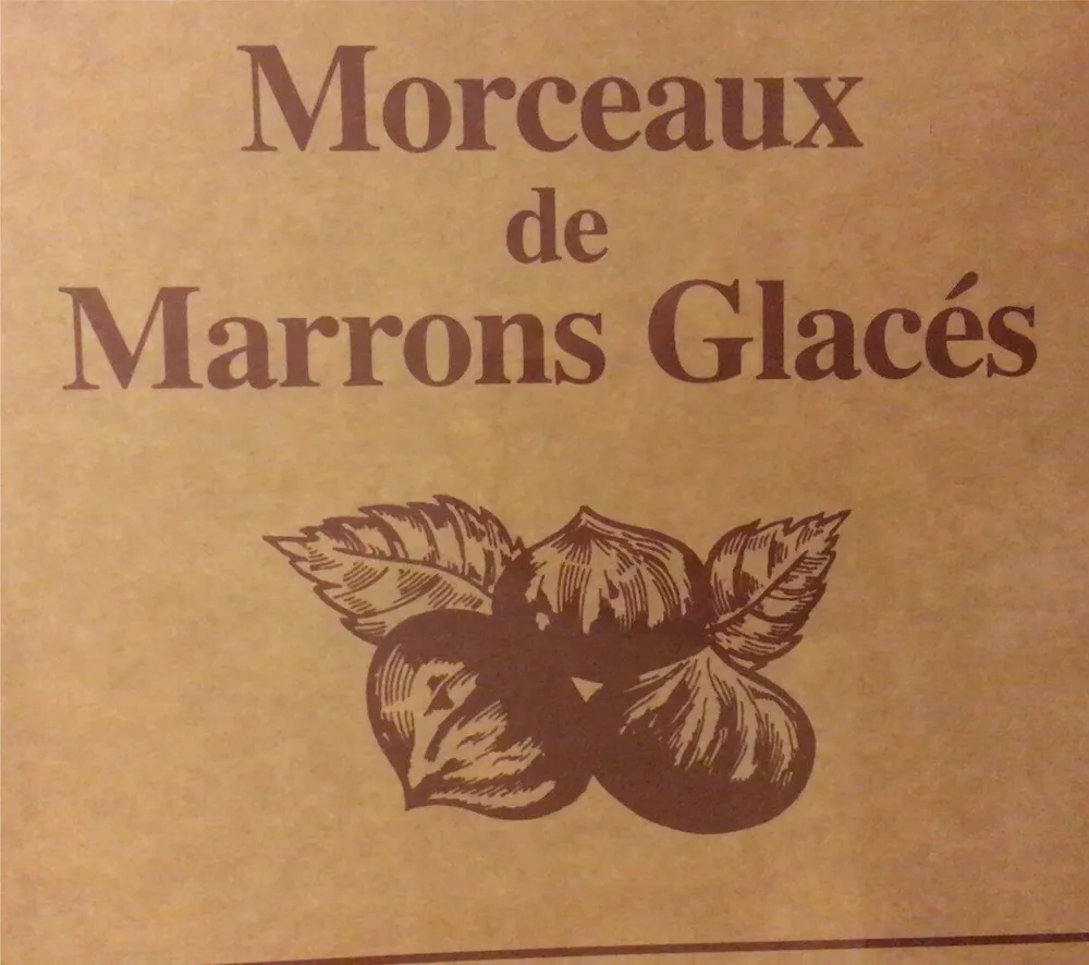 Morceaux de marron glacés