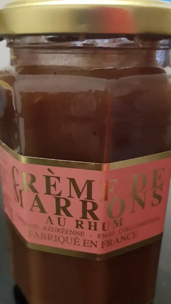 Crème de marrons au rhum