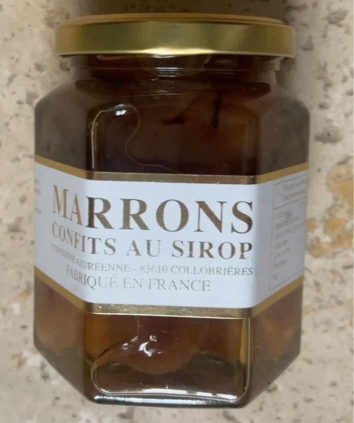 Marrons confits au sirop