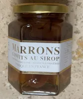Marrons confits au sirop