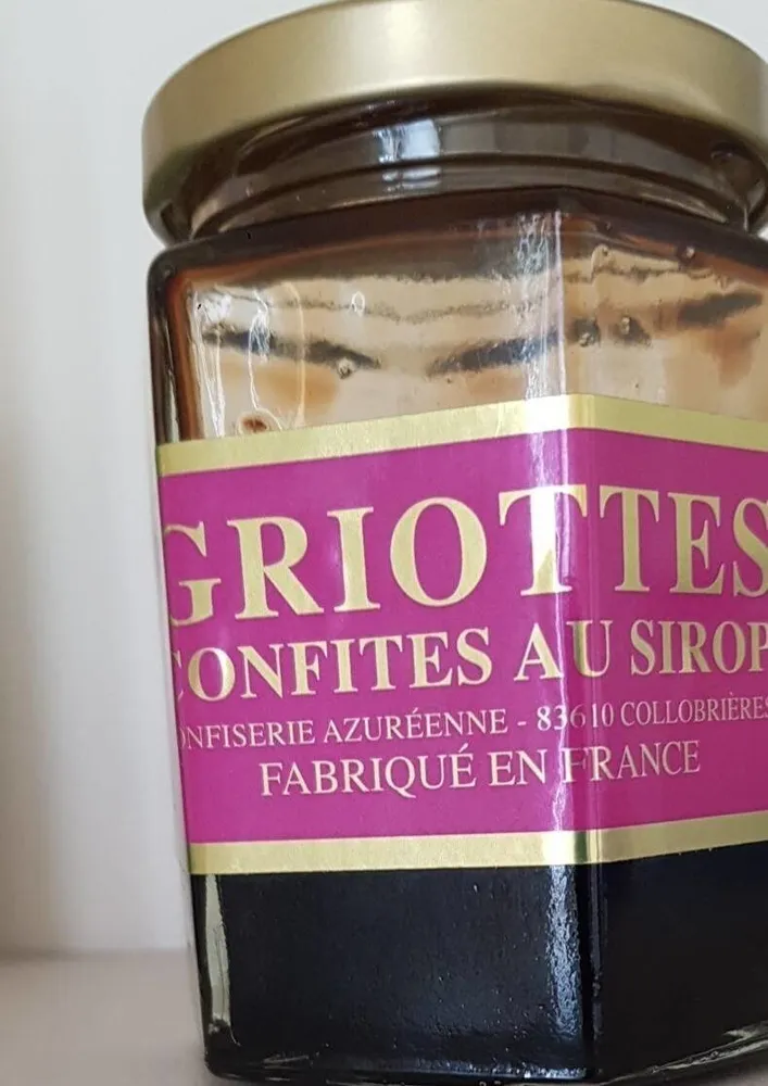 Griottes confites au sirop