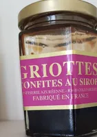 Griottes confites au sirop