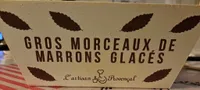Gros morceaux de marrons glacés