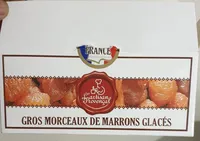 Gros morceaux de marrons glaces