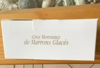 Gros morceaux de marrons glacés