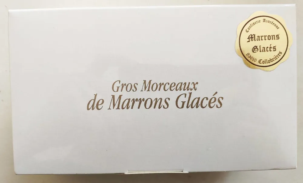 Gros morceaux de marrons glacés