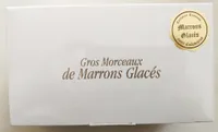 Gros morceaux de marrons glacés