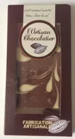 Lait caramel marbré blanc, fleur de sel