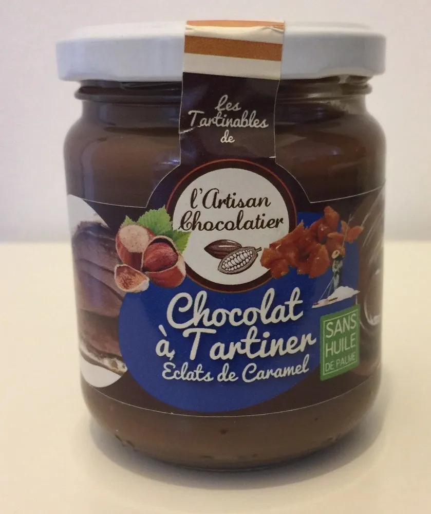 Chocolat à tartiner éclats de caramel