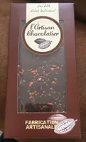 Chocolat noir eclats de caramel