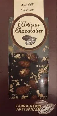 Chocolat 66% - Fruits secs