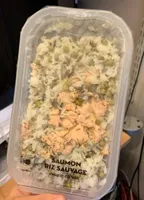 Saumon riz sauvage sauce citron