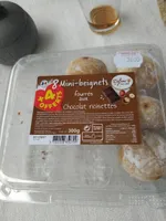 Mini beignets fourrés aux chocolat noisette