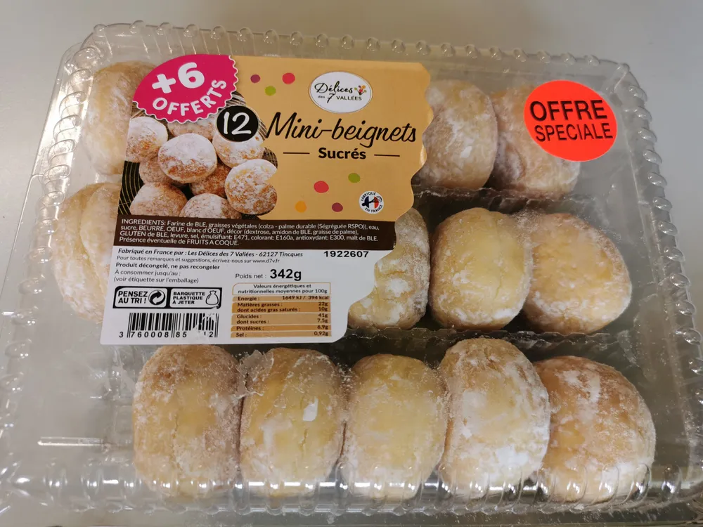 Mini beignets sucrés