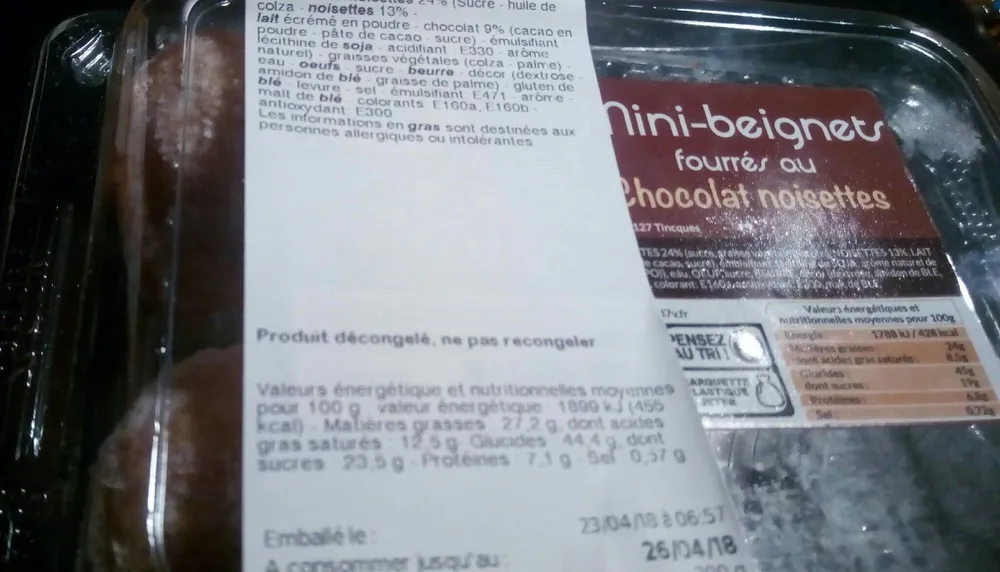 Mini Beignet Chocolat x8