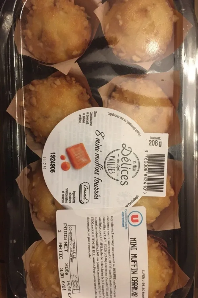 Mini muffin caramel