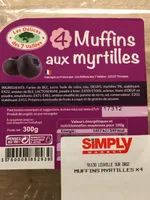 Muffins aux myrtilles