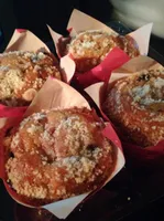 4 Muffins cœur fondant Fruits rouges