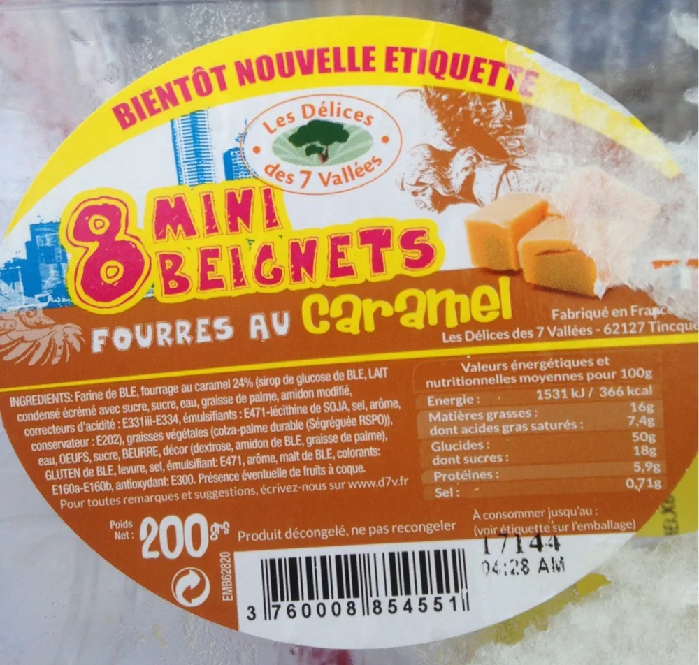 8 Mini Beignets Fourrés au Caramel