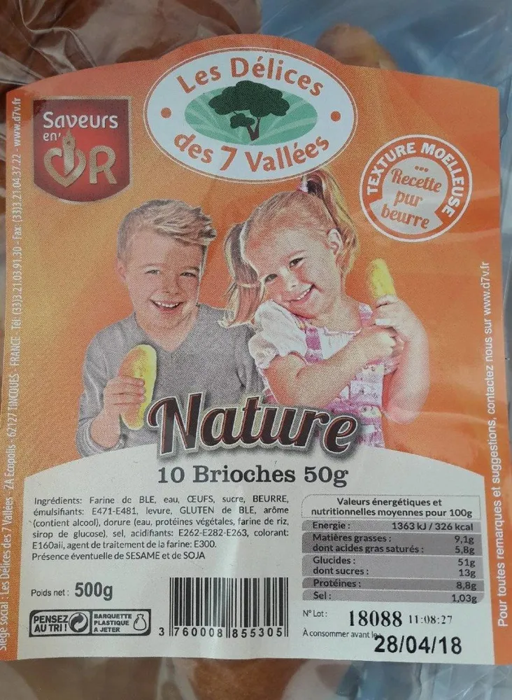 Brioches nature