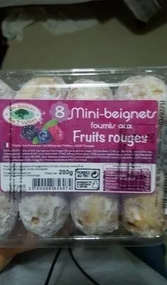 Beignets fourrés fruits rouges