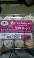 Beignets fourrés fruits rouges