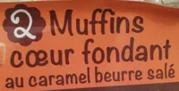 2 Muffins cœur fondant