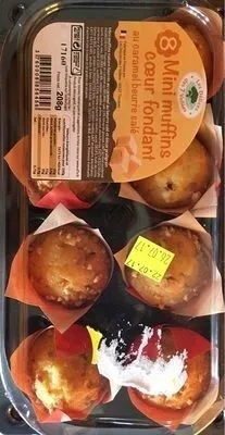 Mini muffins coueur fondant