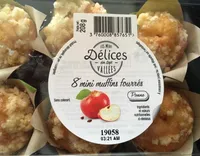 8 mini muffins fourrés