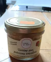 Terrine aux poivrons tricolores