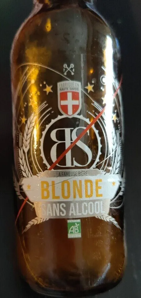 Bière blonde sans alcool BS