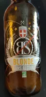 Bière blonde sans alcool BS