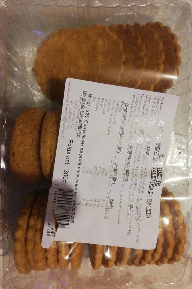 Assortiment de galettes et palets