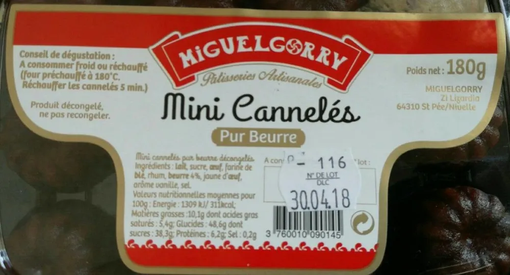 Mini Cannelés