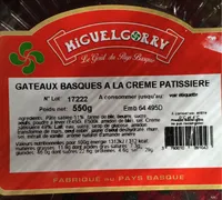 Gâteau Basque à la Crème Pâtissière