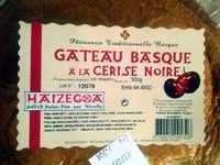 Gâteau Basque à la cerise noire